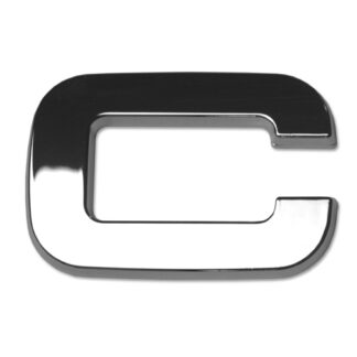 C, 3D Chrombuchstabe