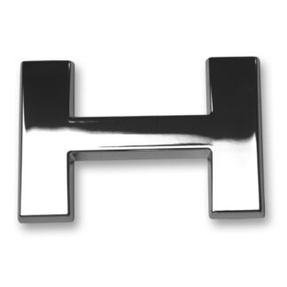 H, 3D Chrombuchstabe