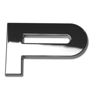 P, 3D Chrombuchstabe