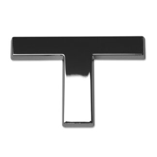 T, 3D Chrombuchstabe