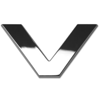 V, 3D Chrombuchstabe