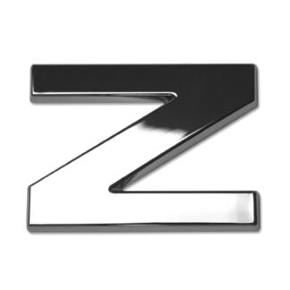 Z, 3D Chrombuchstabe