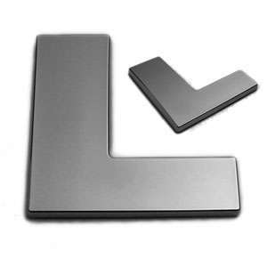 L, 3D Chrombuchstabe 50mm