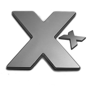 X, 3D Chrombuchstabe 50mm