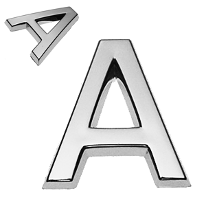 A, 3D Buchstabe 30mm