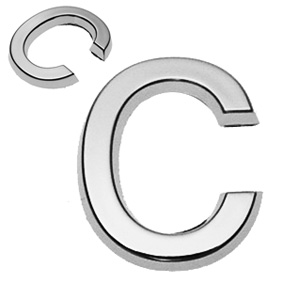 C, 3D Buchstabe 30mm