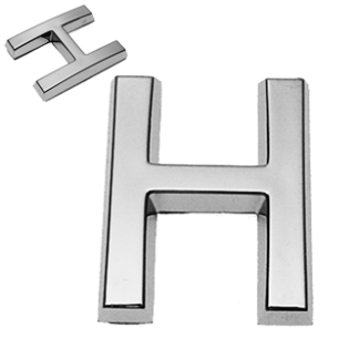 H, 3D Buchstabe 30mm