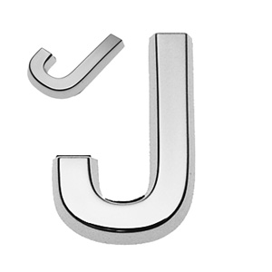 J, 3D Buchstabe 30mm