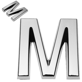 M, 3D Buchstabe 30mm