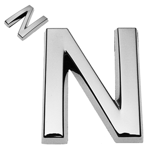 N, 3D Buchstabe 30mm