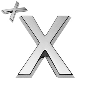 X, 3D Buchstabe 30mm