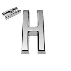 H, 3D Buchstabe 20mm