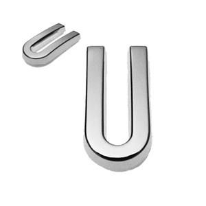 U, 3D Buchstabe 20mm