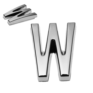 W, 3D Buchstabe 20mm