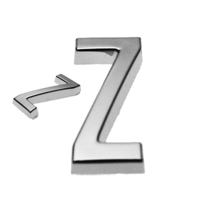 Z, 3D Buchstabe 20mm