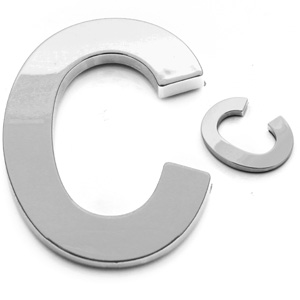 C, 3D Buchstabe 55mm