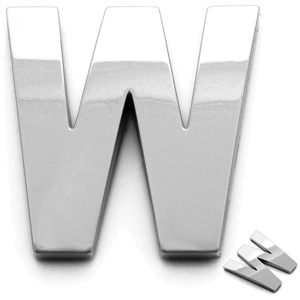 W, 3D Buchstabe 55mm