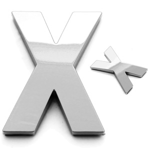 X, 3D Buchstabe 55mm