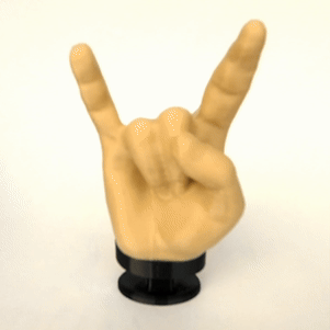 Wackelhand, Pommesgabel,Manu Cornuta,Metal und Rockhand z.B für Armaturenbrett