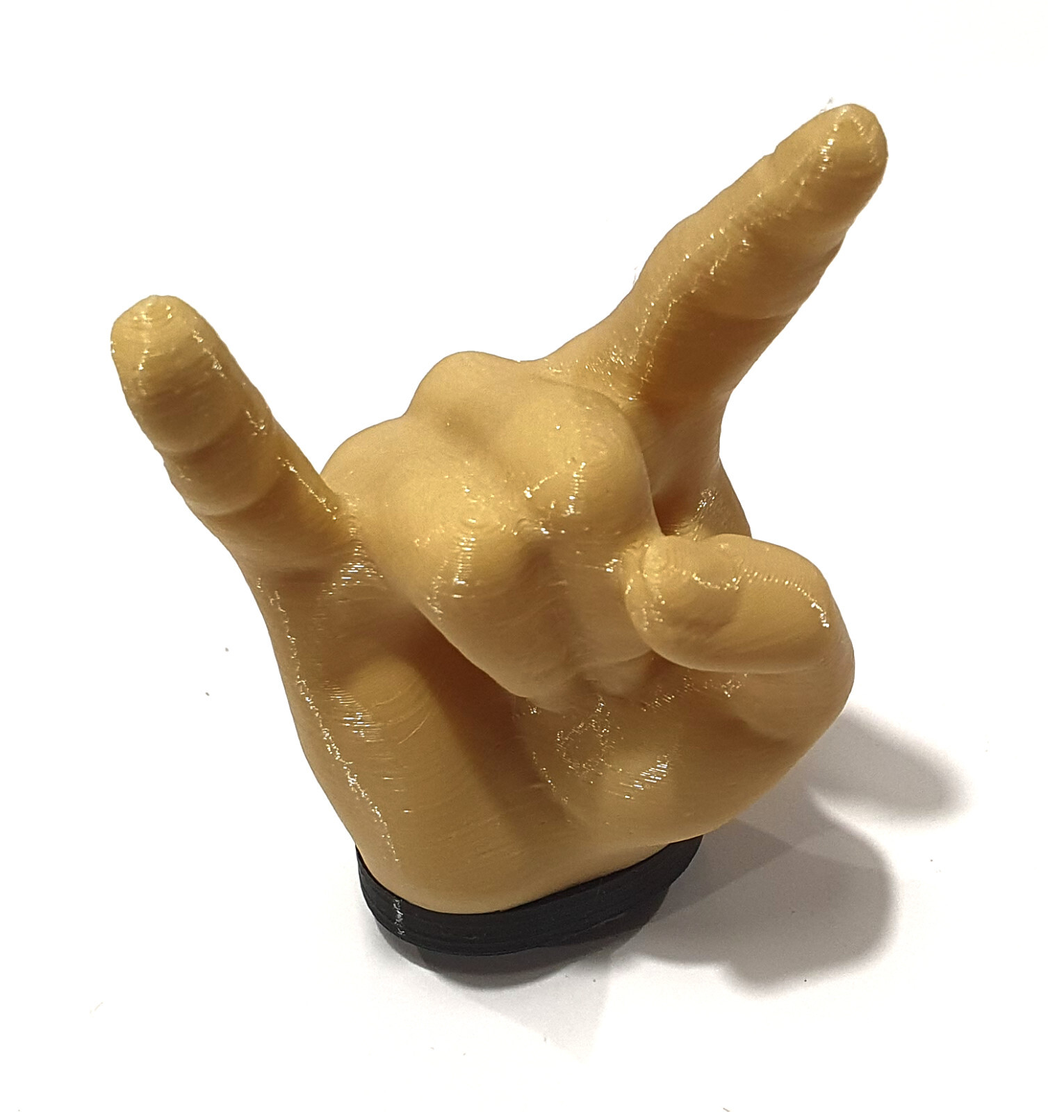 Wackelhand, Pommesgabel,Manu Cornuta,Metal und Rockhand z.B für Armaturenbrett – Bild 3