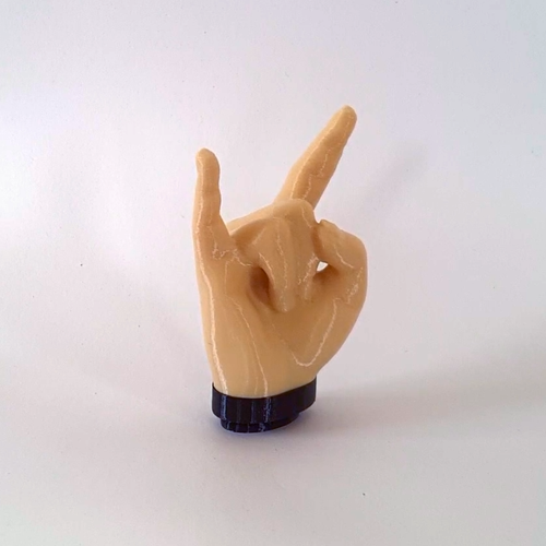 Wackelhand, Pommesgabel,Manu Cornuta,Metal und Rockhand z.B für Armaturenbrett – Bild 5